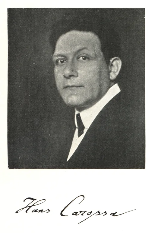 Carossa, Hans portrait
