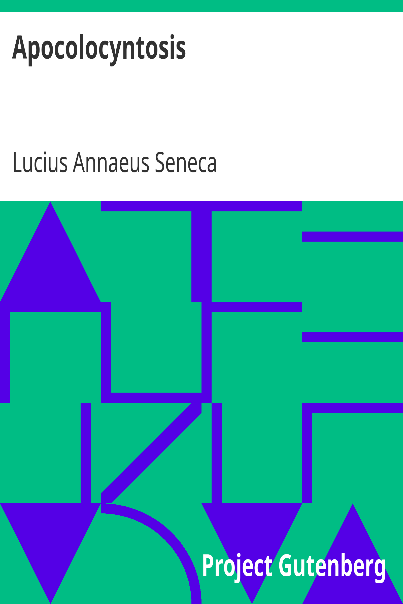 Apocolocyntosis cover
