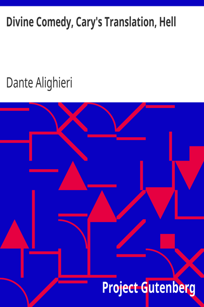 Divine Comedy, Cary's Translation, Hell cover