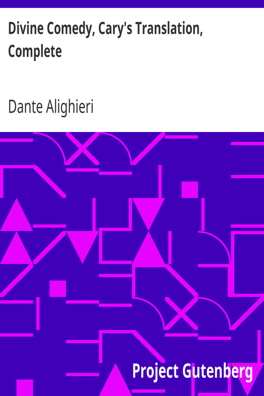 Divine Comedy, Cary's Translation, Complete cover