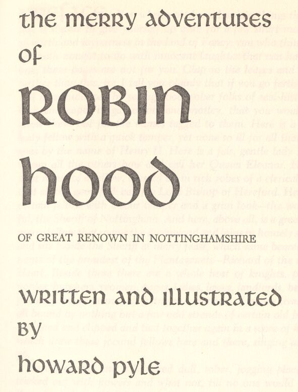 The Merry Adventures of Robin Hood cover