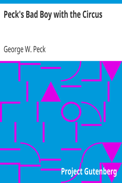 Peck's Bad Boy with the Circus cover