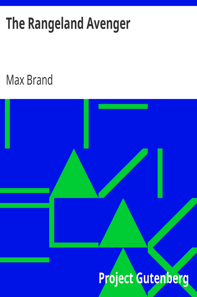 The Rangeland Avenger cover