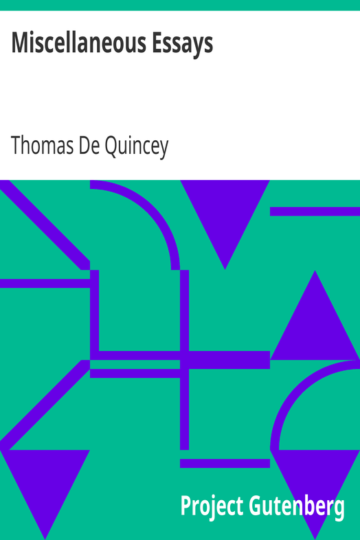 Miscellaneous Essays cover
