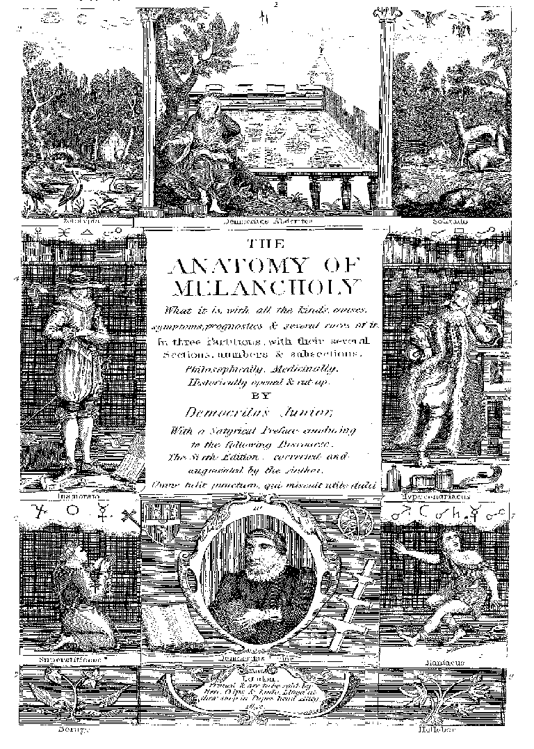 The Anatomy of Melancholy cover