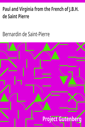 Paul and Virginia from the French of J.B.H. de Saint Pierre cover