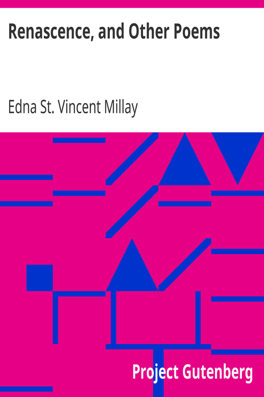 Renascence, and Other Poems cover