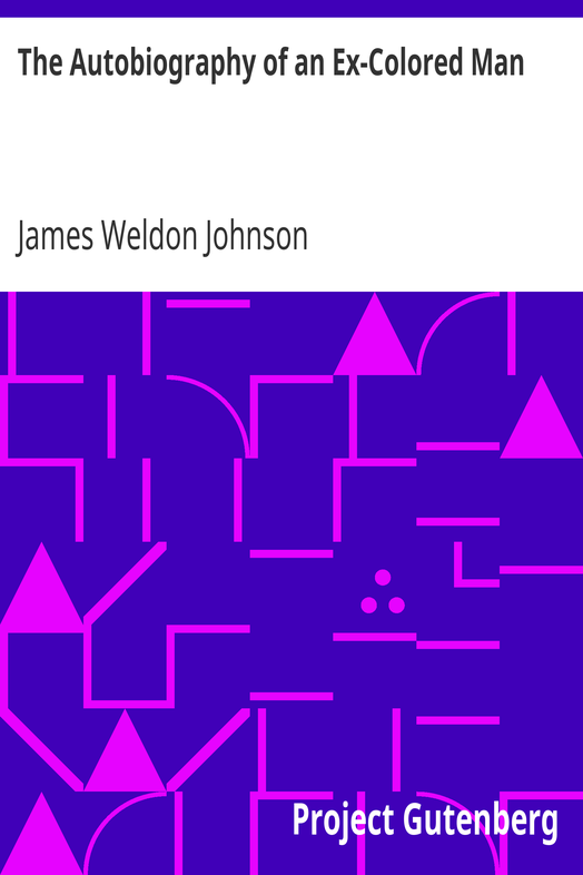The Autobiography of an Ex-Colored Man cover