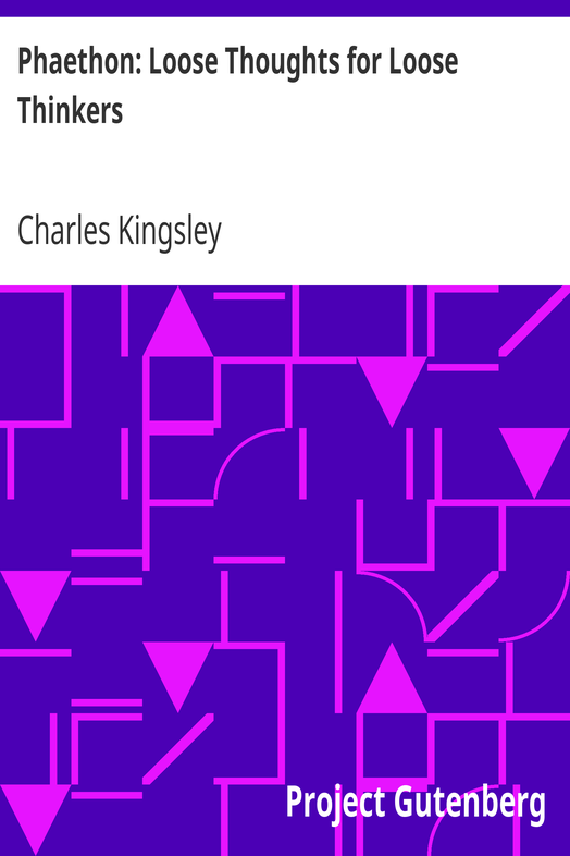 Phaethon: Loose Thoughts for Loose Thinkers cover
