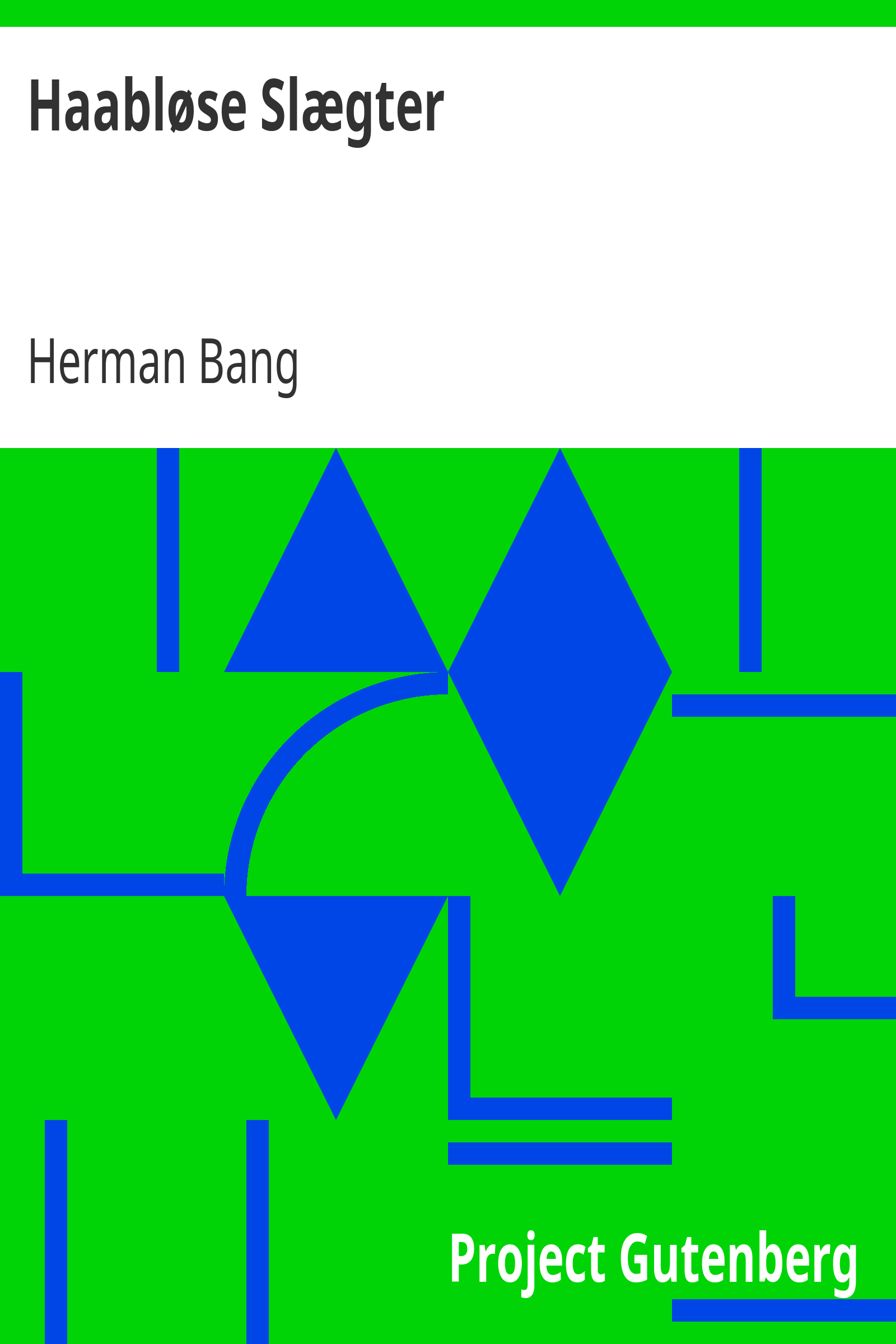 Haabløse Slægter cover