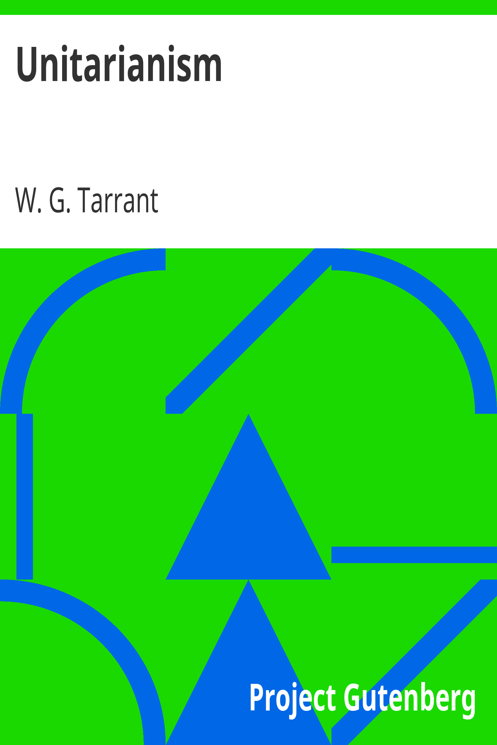 Unitarianism cover
