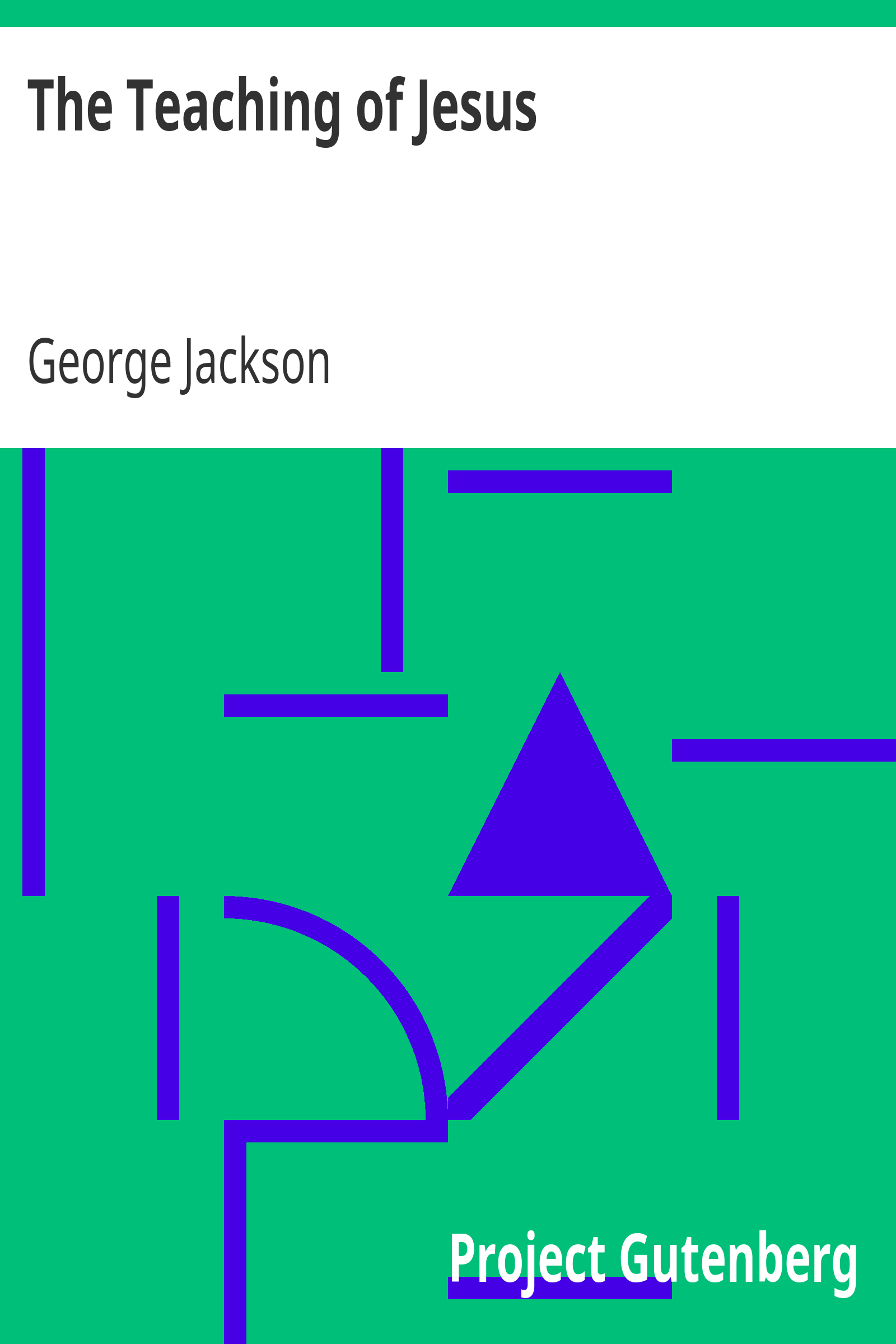 The Teaching of Jesus cover
