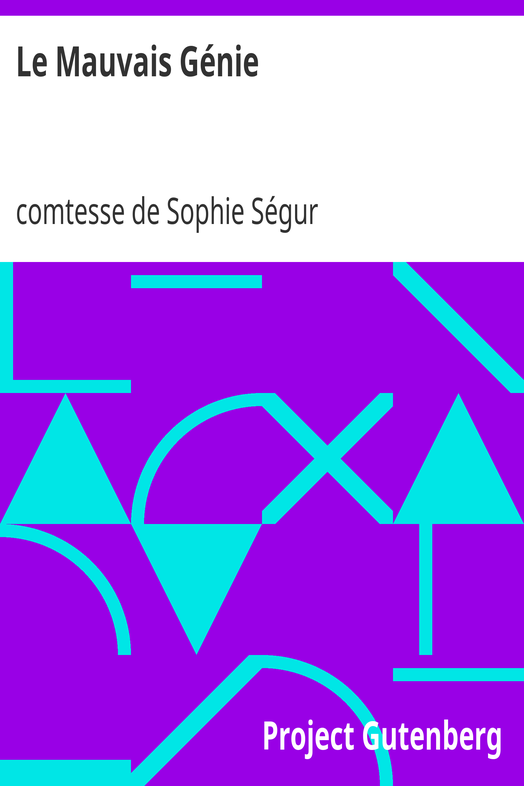 Le Mauvais Génie cover