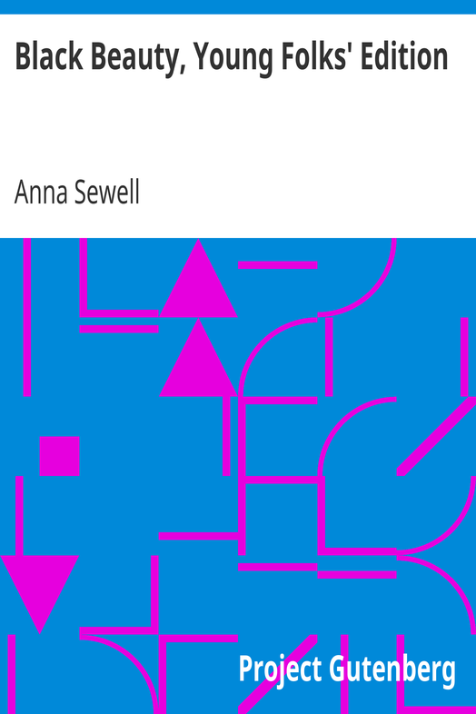 Black Beauty, Young Folks' Edition cover