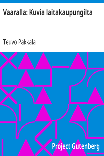 Vaaralla: Kuvia laitakaupungilta cover