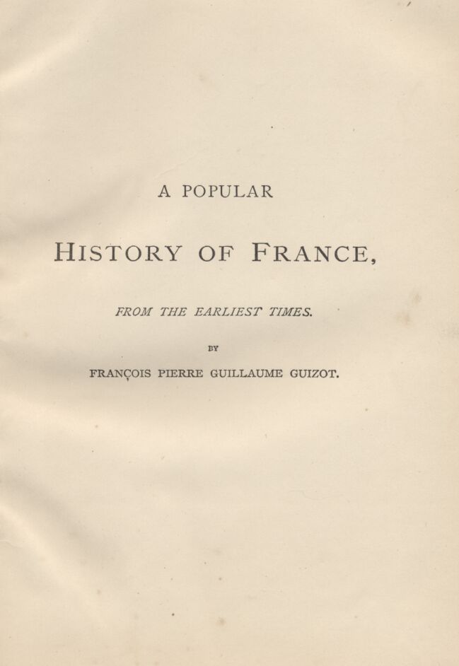 A Popular History of France from the Earliest Times, Volume 5 cover