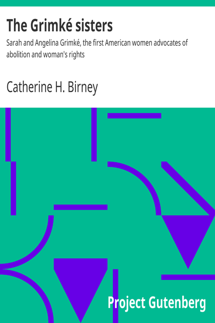 The Grimké sisters cover