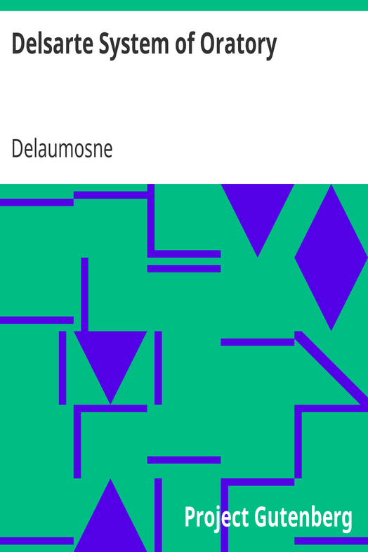 Delsarte System of Oratory cover