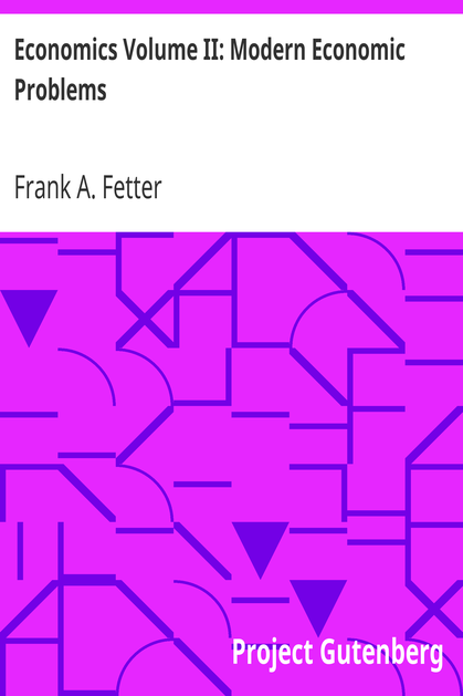 Economics Volume II: Modern Economic Problems cover