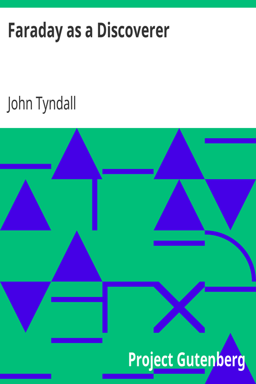 Faraday as a Discoverer cover
