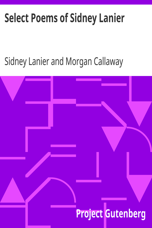 Select Poems of Sidney Lanier cover