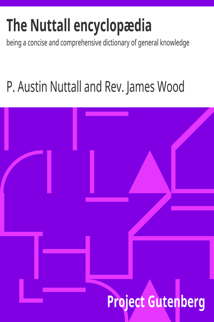 The Nuttall encyclopædia cover