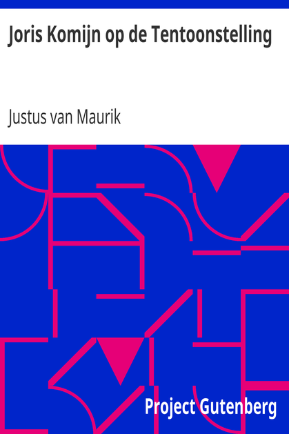 Joris Komijn op de Tentoonstelling / Humoristische schets van Justus van Maurik cover