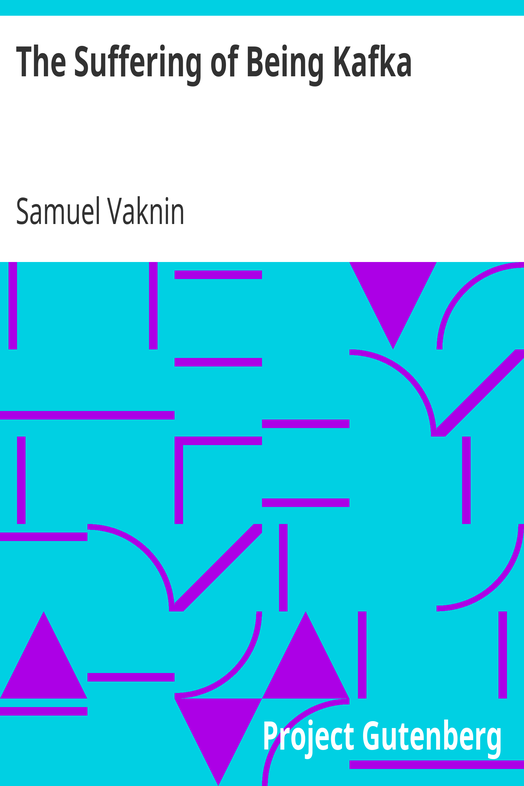 The Suffering of Being Kafka cover
