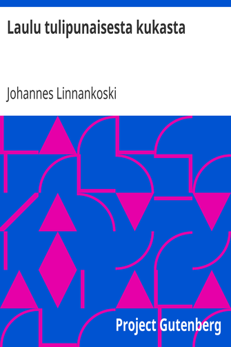 Laulu tulipunaisesta kukasta cover