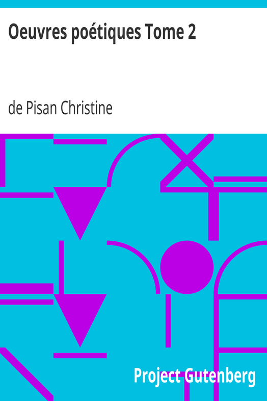 Oeuvres poétiques Tome 2 cover