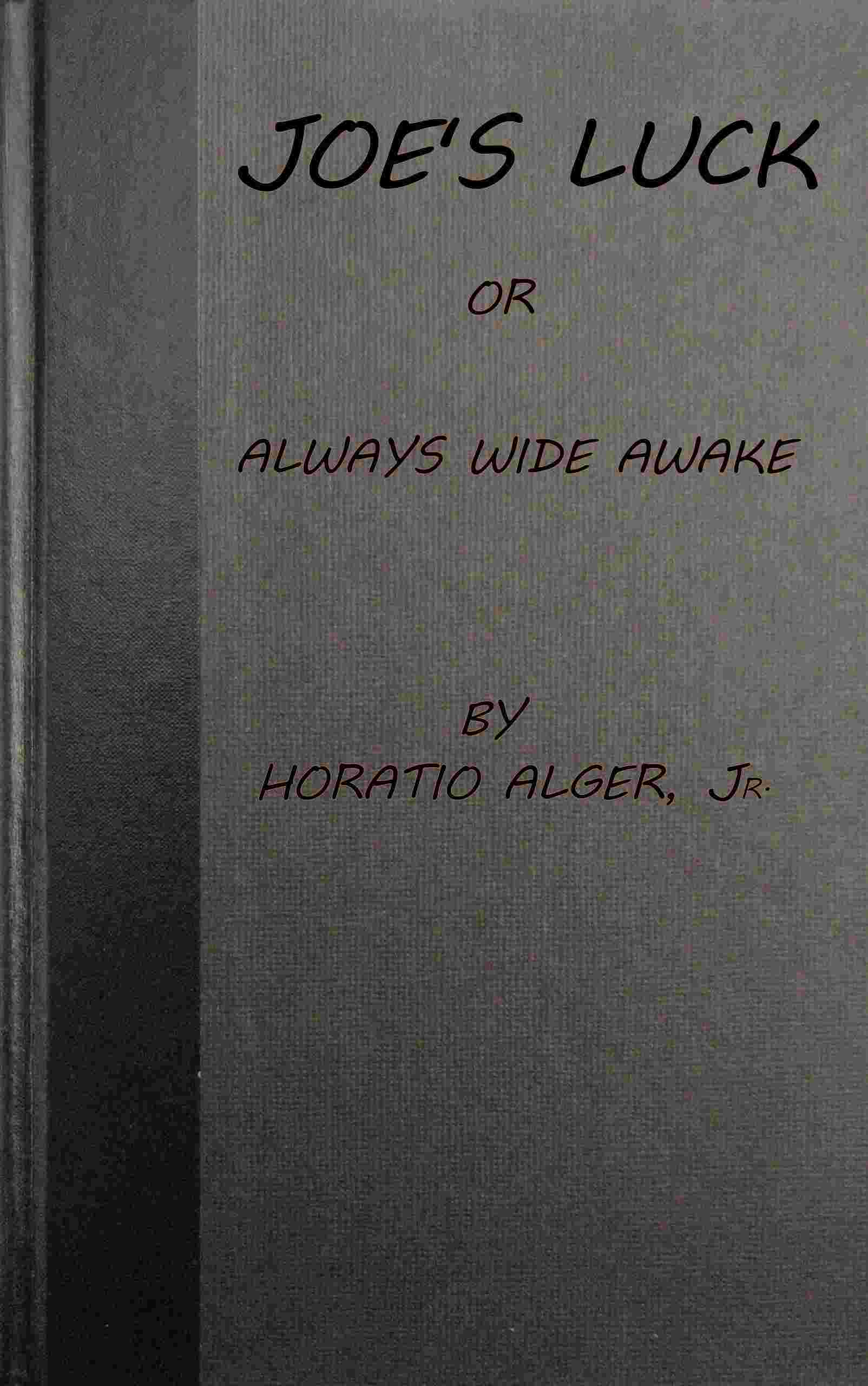 Joe's Luck; Or, Always Wide Awake cover