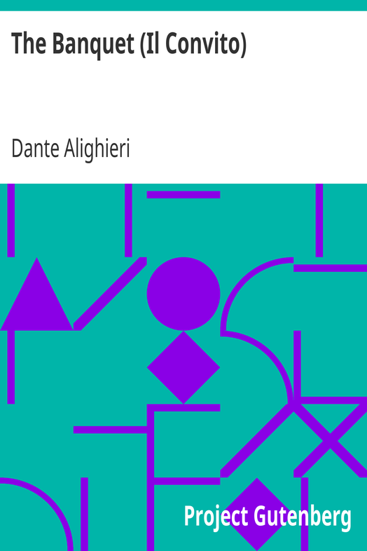 The Banquet (Il Convito) cover
