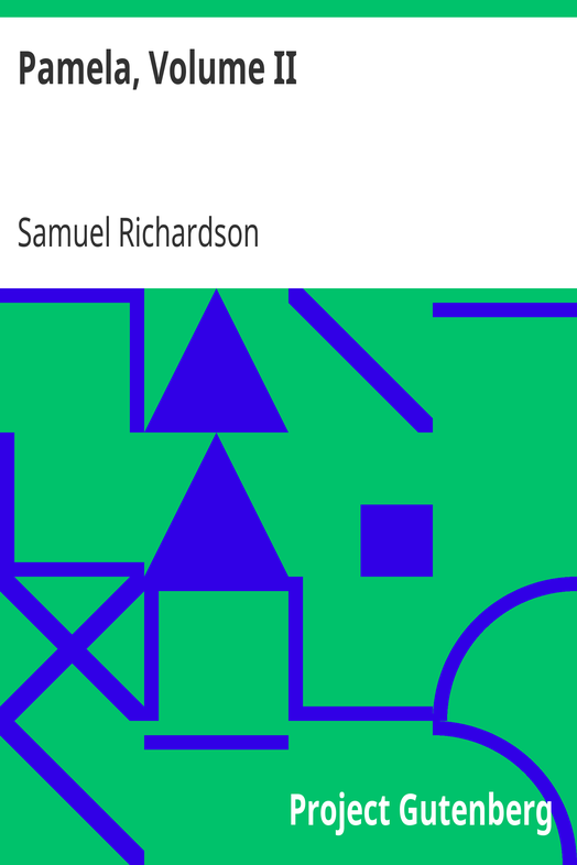 Pamela, Volume II cover