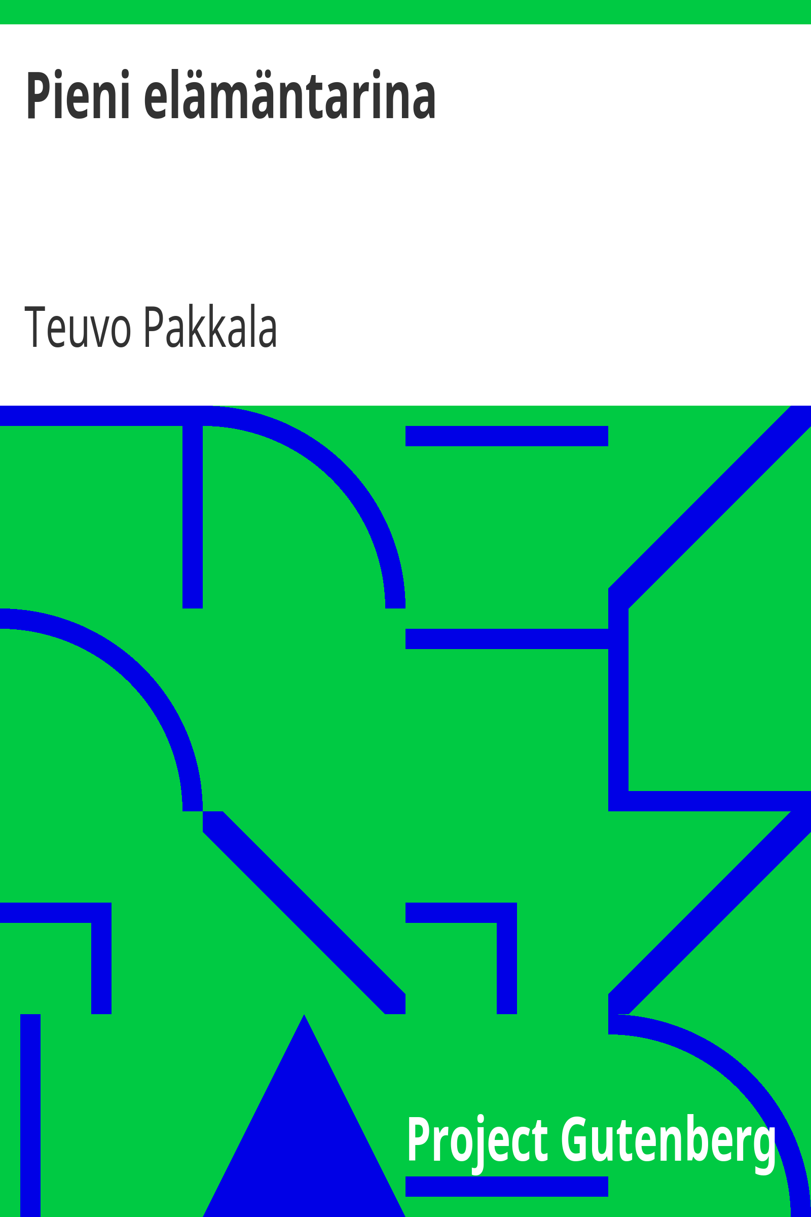 Pieni elämäntarina cover