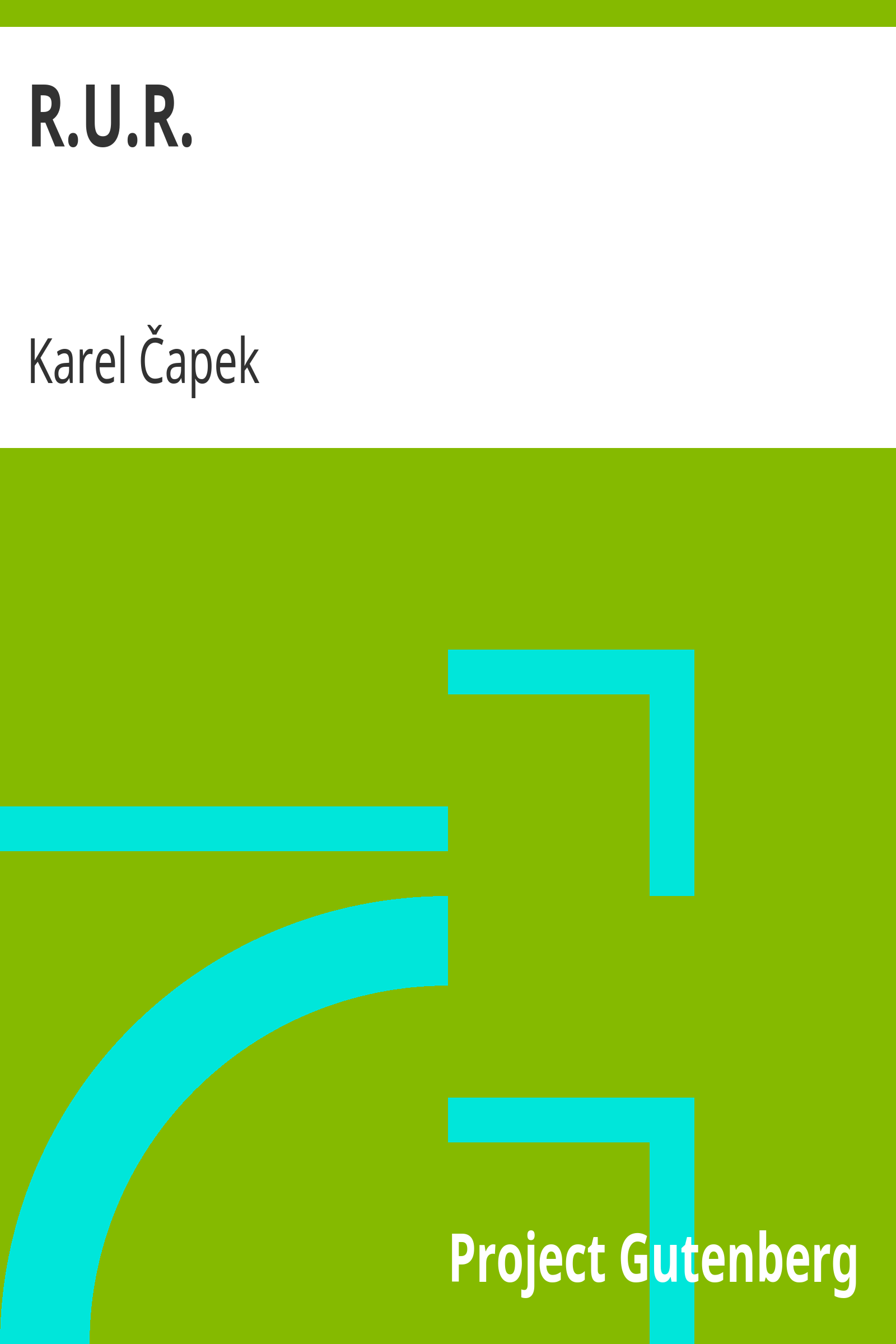 R.U.R. cover