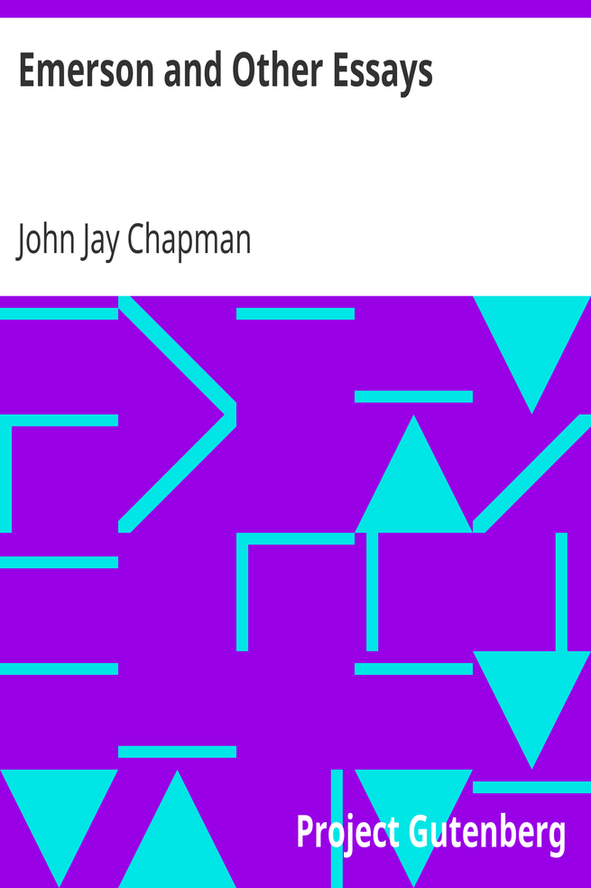 Emerson and Other Essays cover