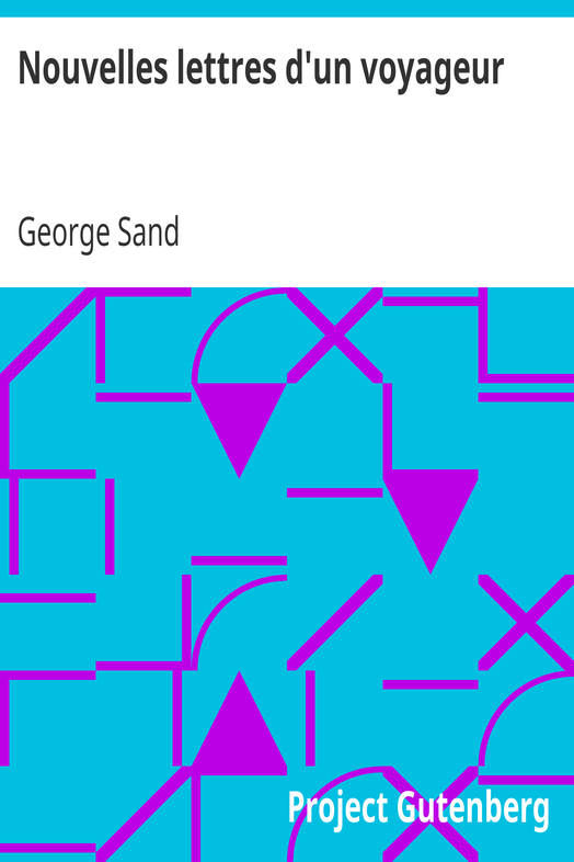 Nouvelles lettres d'un voyageur cover