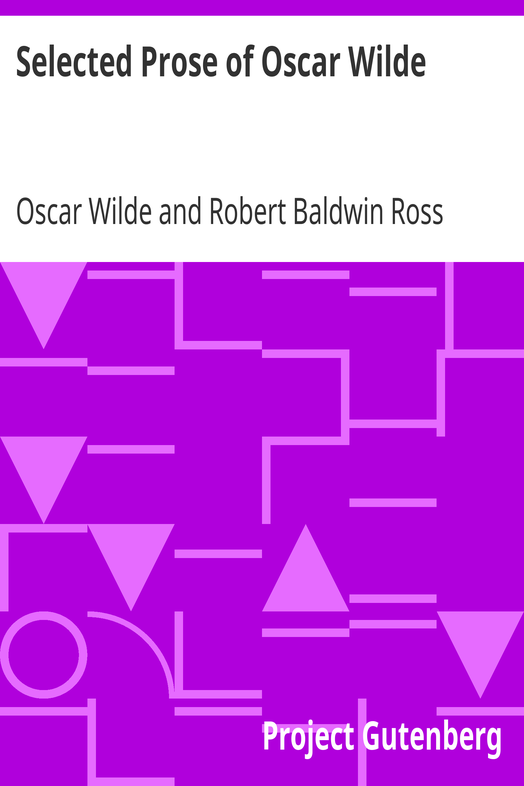 Selected Prose of Oscar Wilde cover