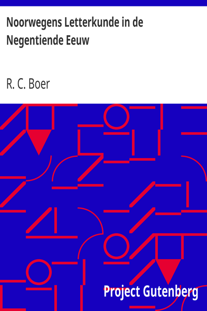 Noorwegens Letterkunde in de Negentiende Eeuw cover