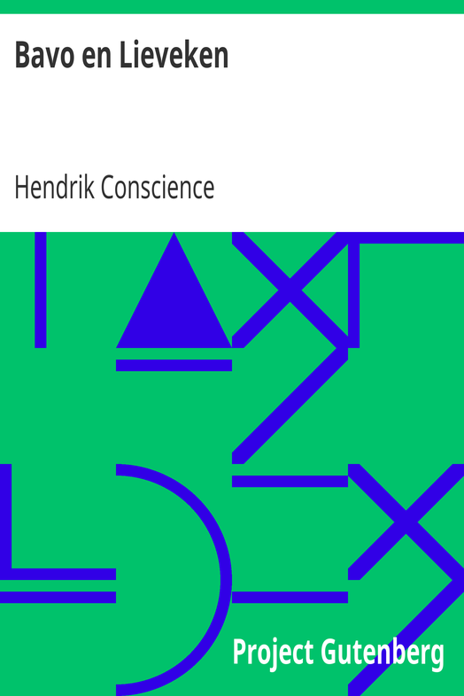 Bavo en Lieveken cover