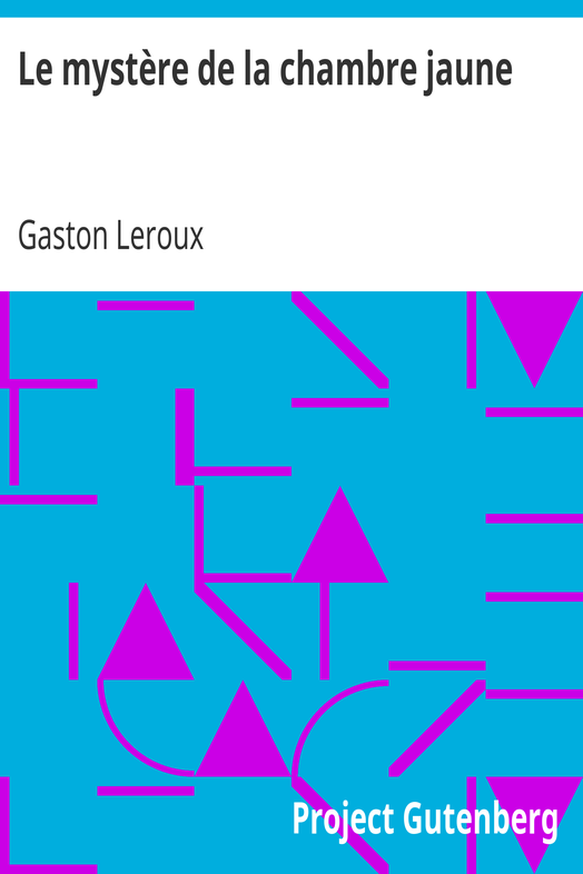 Le mystère de la chambre jaune cover