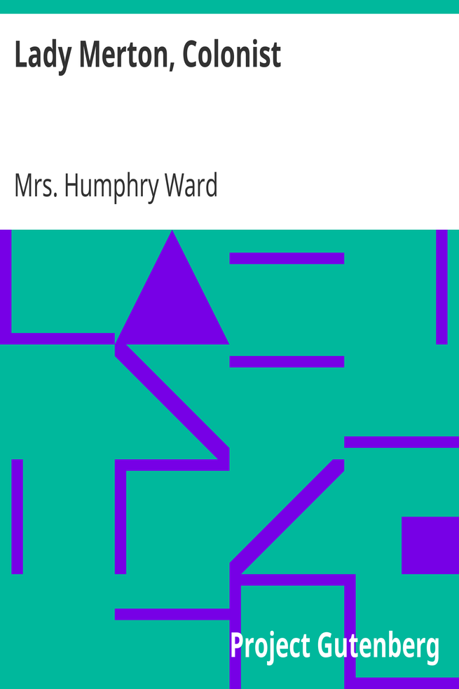 Lady Merton, Colonist cover