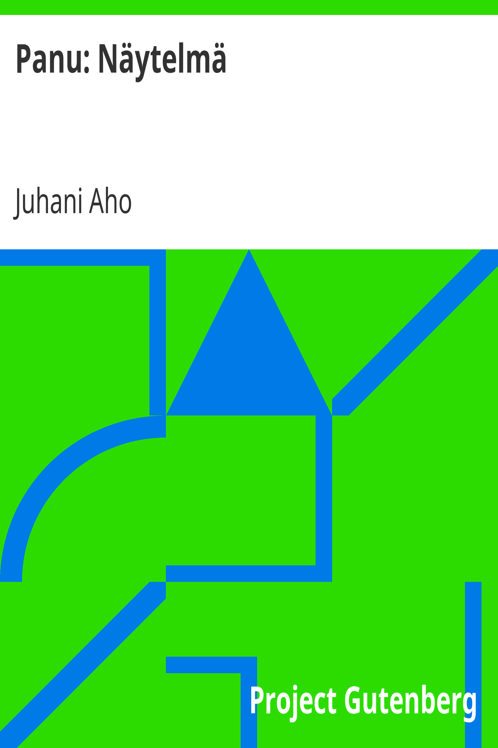 Panu: Näytelmä cover