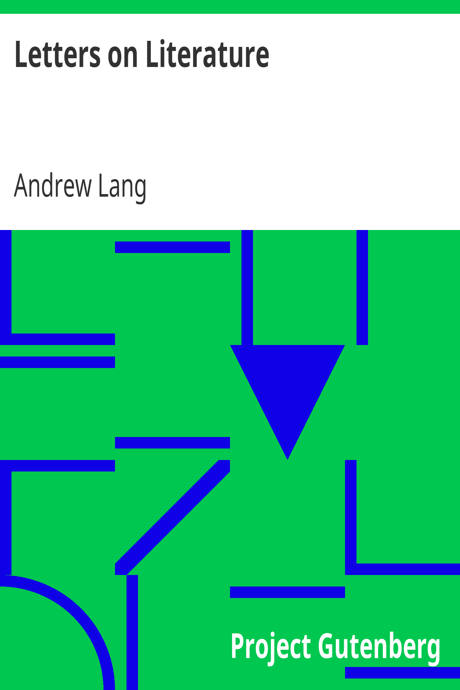 Letters on Literature cover