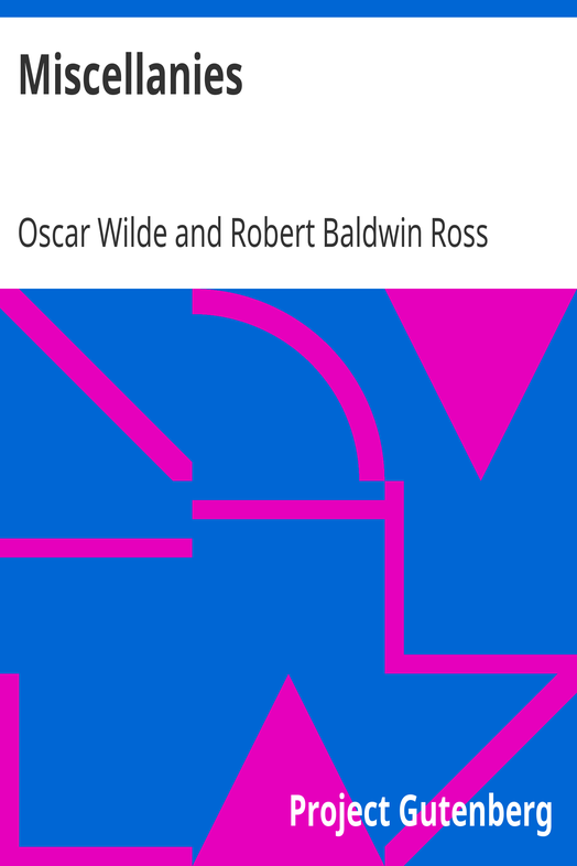 Miscellanies cover