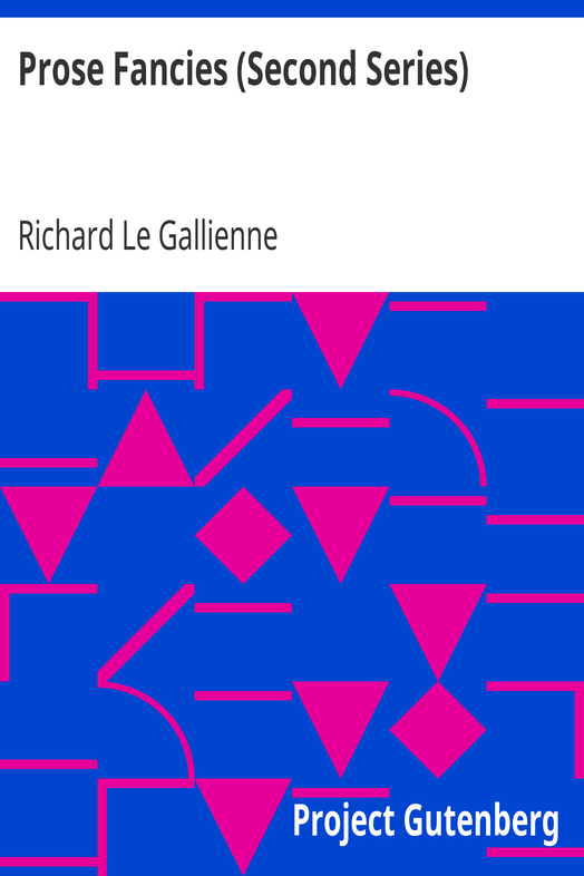 Prose Fancies (Second Series) cover