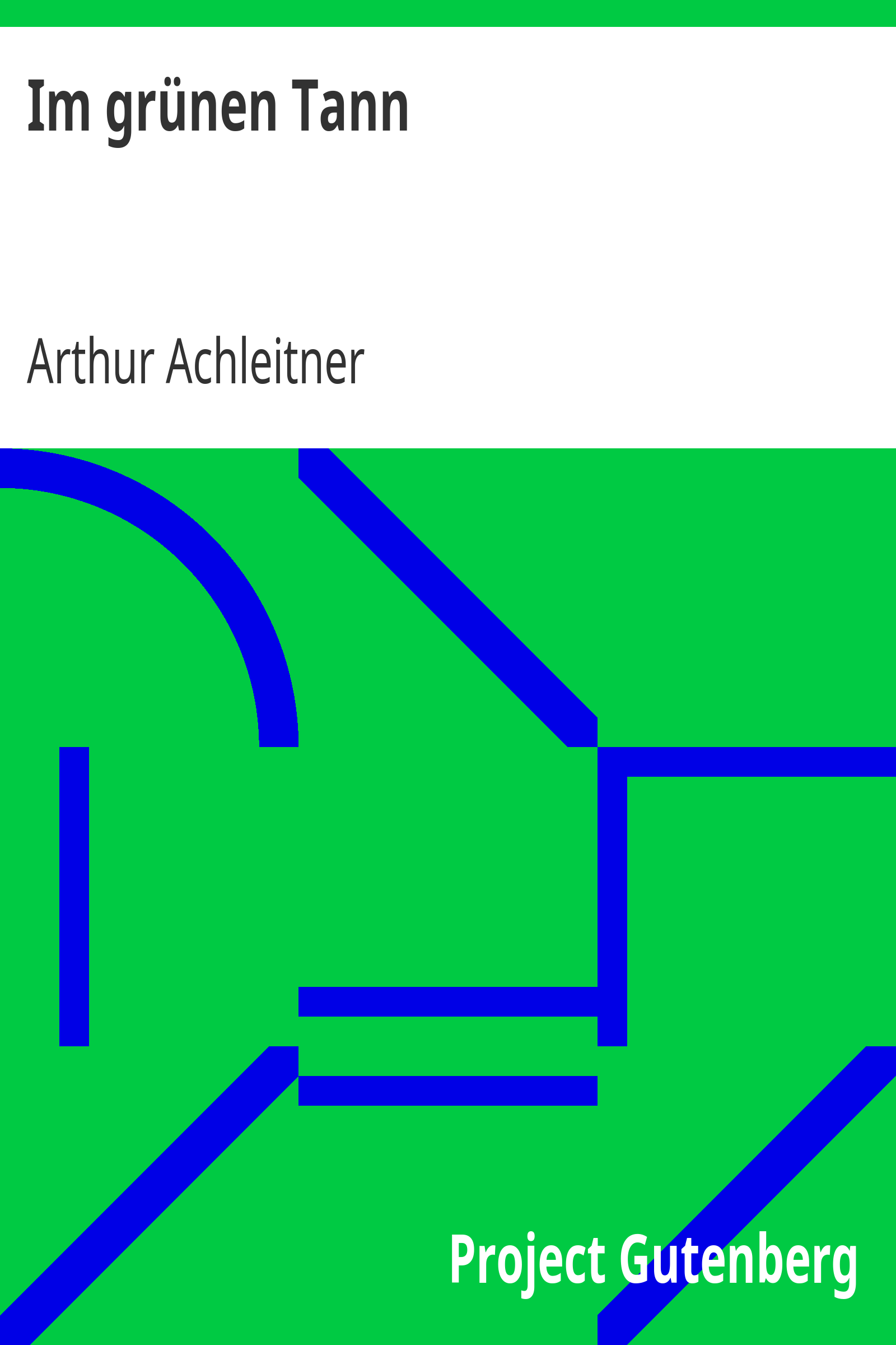 Im grünen Tann cover