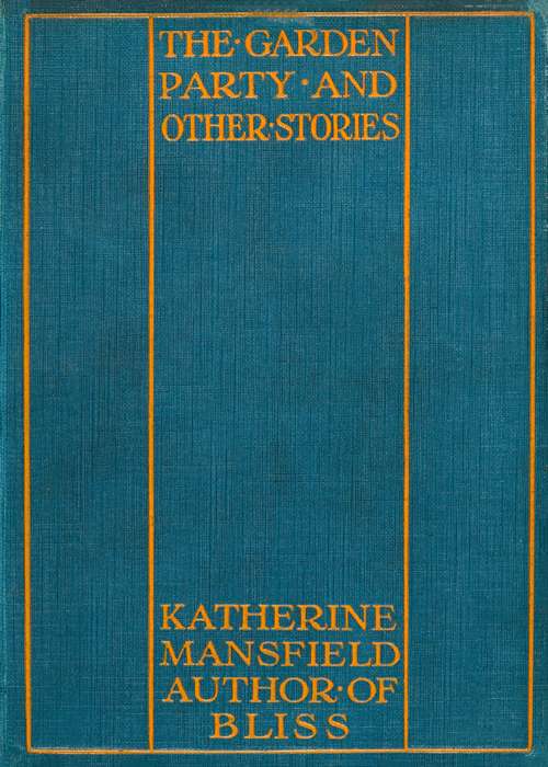 The Garden Party, and Other Stories cover