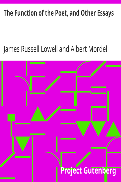 The Function of the Poet, and Other Essays cover