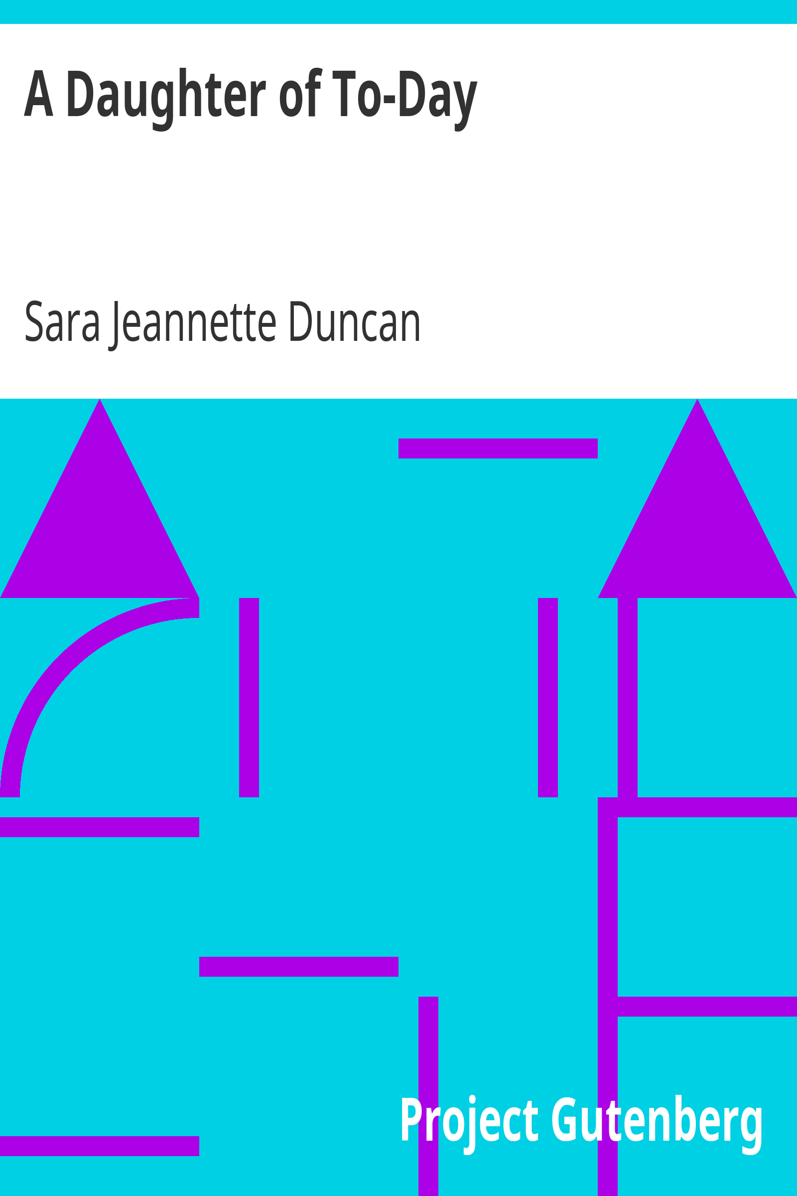 A Daughter of To-Day cover